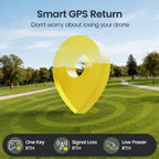Holy Stone HS175D GPS Drone with 4K Camera for Adults, Under 249g, Foldable RC Quadcopter with Auto Return, 46 Mins Long Flight, Follow Me, Brushless Motor, Circle Fly, Waypoint Fly, Altitude Hold