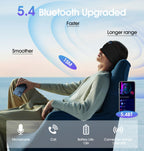 TOPOINT Sleep Headphones Headband Bluetooth 5.4, Sports Headband Earphones Sleeping Bluetooth Wireless with USB C for Women Men Sports Gifts Workout Jogging Yoga Insomnia Air Travel Meditation