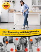 Electric Spin Scrubber for Cleaning Bathroom, Shower Scrubber Cordless Cleaning Brush with IPX7 Waterproof & 2 Speed, 3 Brush Heads, Bathroom Cleaning Supplies for Shower Tub Tile Toilet Grey