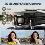 Holy Stone HS175D GPS Drone with 4K Camera for Adults, Under 249g, Foldable RC Quadcopter with Auto Return, 46 Mins Long Flight, Follow Me, Brushless Motor, Circle Fly, Waypoint Fly, Altitude Hold