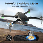 Holy Stone HS175D GPS Drone with 4K Camera for Adults, Under 249g, Foldable RC Quadcopter with Auto Return, 46 Mins Long Flight, Follow Me, Brushless Motor, Circle Fly, Waypoint Fly, Altitude Hold