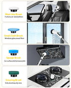 Electric Spin Scrubber for Cleaning Bathroom, Shower Scrubber Cordless Cleaning Brush with IPX7 Waterproof & 2 Speed, 3 Brush Heads, Bathroom Cleaning Supplies for Shower Tub Tile Toilet Grey